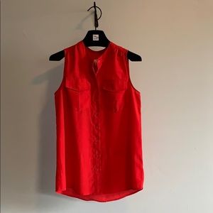 Jcrew sleeveless button down